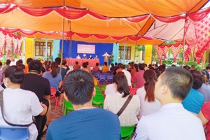 Trường Mầm non 10-10 thị trấn Thất Khê tổ chức hội nghị phụ huynh cuối năm học 2021-2022.